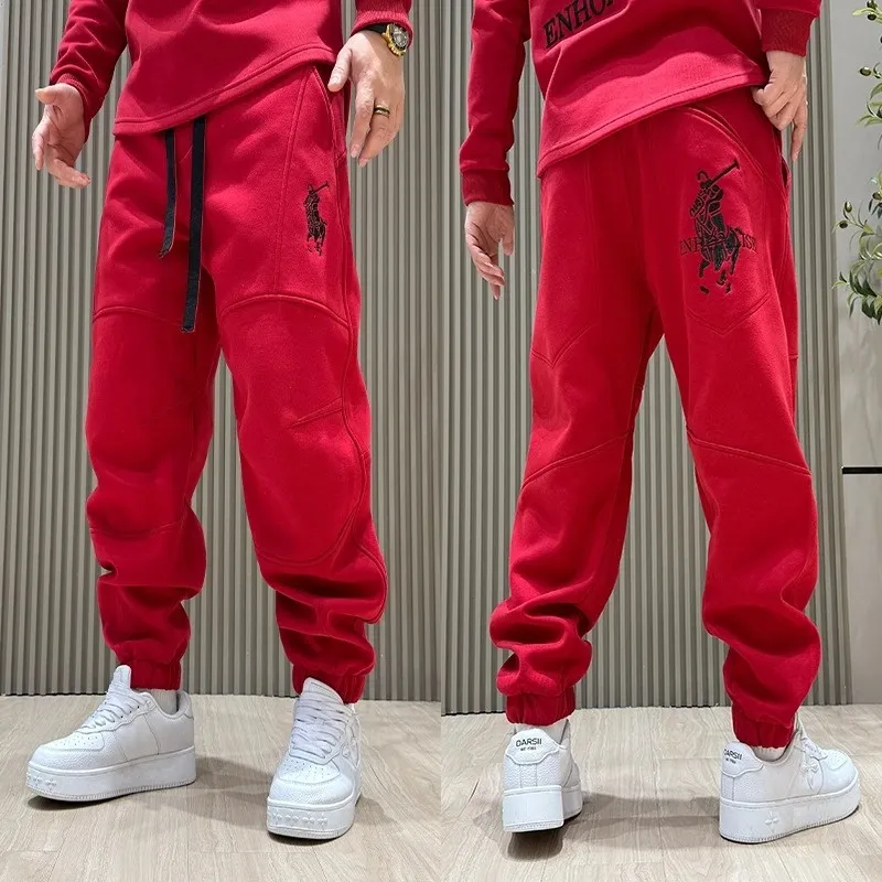 『M-4XL』単品注文 高級感 大活躍 組み合わせやすい ストリート 裏起毛 トレーナー/パンツ