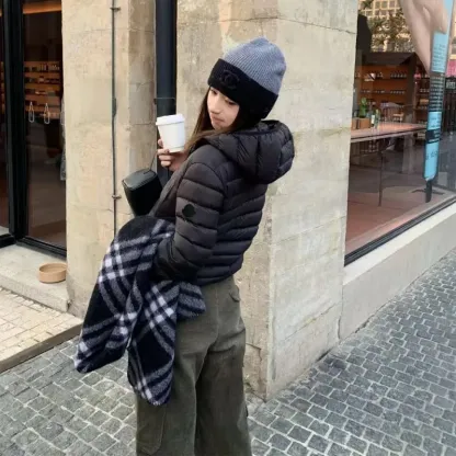 『S-L』目立つ トレンド シンプル 気質いい 安定感抜群 暖かい 着心地良い 合わせやすい ダウンアウター