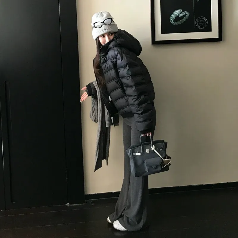 『S-L』目立つ トレンド シンプル 気質いい 安定感抜群 暖かい 着心地良い 合わせやすい ダウンアウター