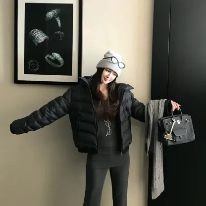 『S-L』目立つ トレンド シンプル 気質いい 安定感抜群 暖かい 着心地良い 合わせやすい ダウンアウター