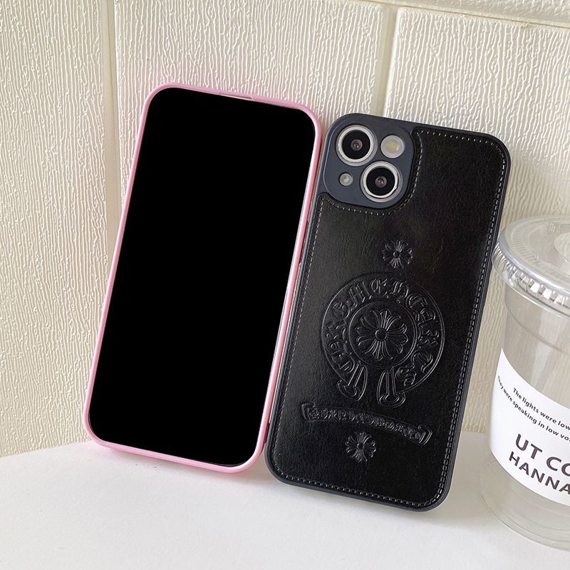 iphoneの携帯ケース レザーの質感 トレンドブランド カップルブランド