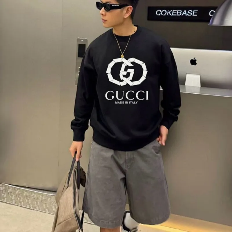 『S-5XL』激売れ中 質感のいい 好感度UP カジュアル ゆったり デイリー プリントトレーナー