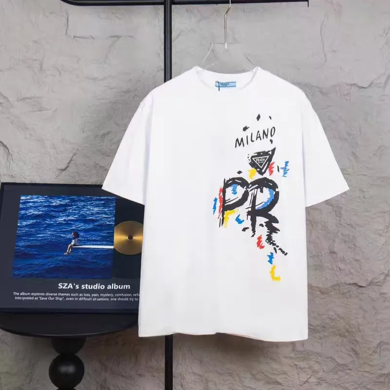 『S-4XL』おすすめ 大好評 カジュアル ファッション 2カラー ゆったり プリントＴシャツ