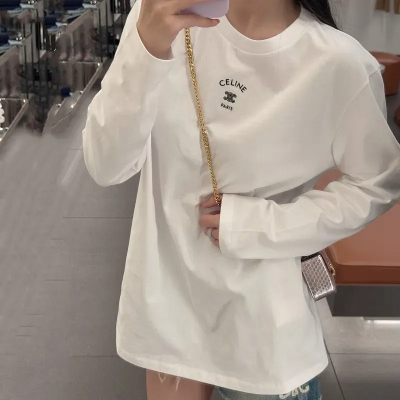 『S-2XL』女子マストモード 快適 軽量クラシックシンプル 着回し力抜群 長袖Tシャツ