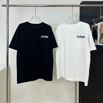 『S-L』大人の定番 合わせやすい ノームコア 刺繍 ポケット付き 半袖 Ｔシャツ