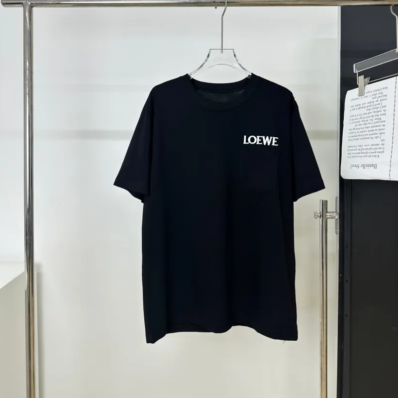 『S-L』大人の定番 合わせやすい ノームコア 刺繍 ポケット付き 半袖 Ｔシャツ