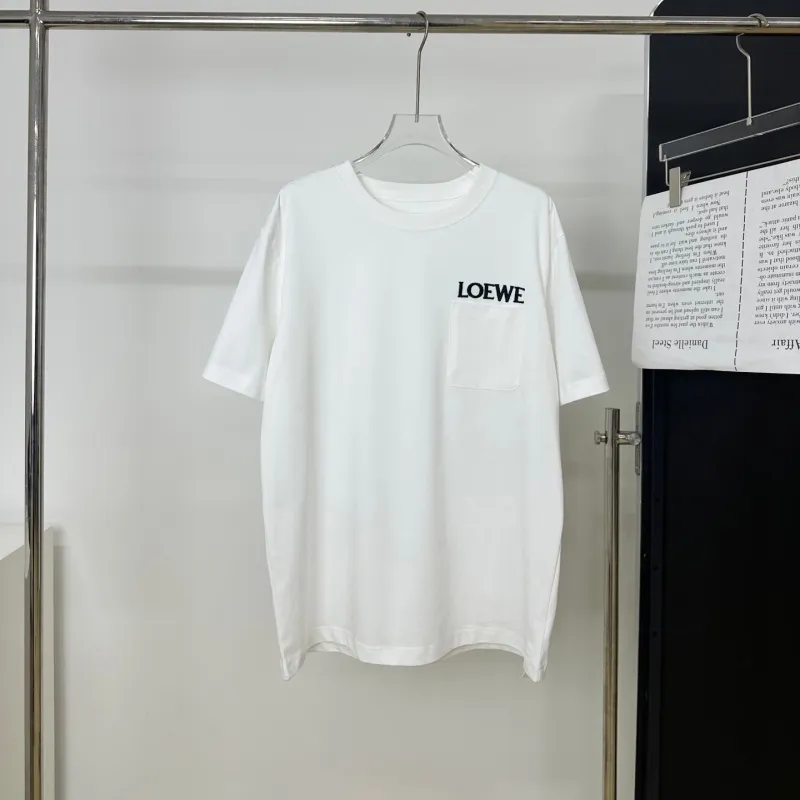 『S-L』大人の定番 合わせやすい ノームコア 刺繍 ポケット付き 半袖 Ｔシャツ
