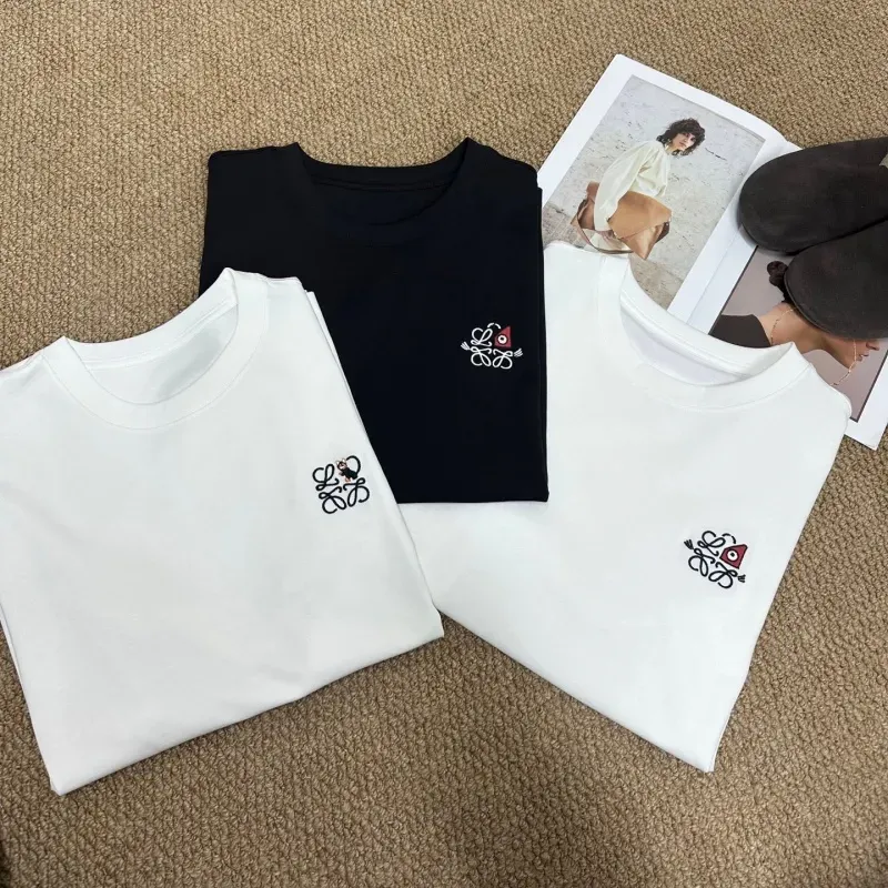 『S-L』好感度100％ 質感のいい カジュアル 男女兼用 刺繍 キュート 半袖 Ｔシャツ