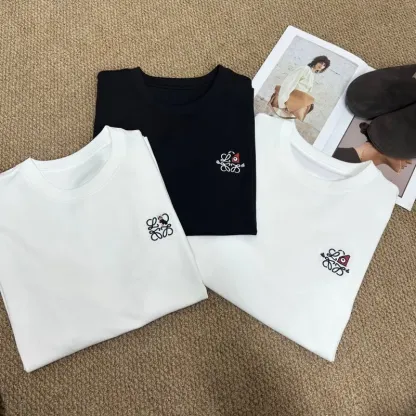 『S-L』好感度100％ 質感のいい カジュアル 男女兼用 刺繍 キュート 半袖 Ｔシャツ