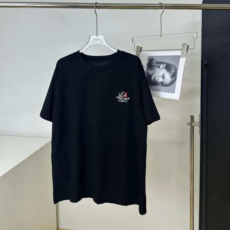 『S-L』好感度100％ 質感のいい カジュアル 男女兼用 刺繍 キュート 半袖 Ｔシャツ