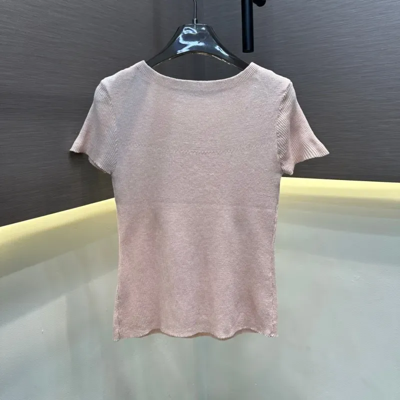『フリーサイズ』人気上昇中 売れ筋 手触り良く モード パール 半袖 Ｔシャツ