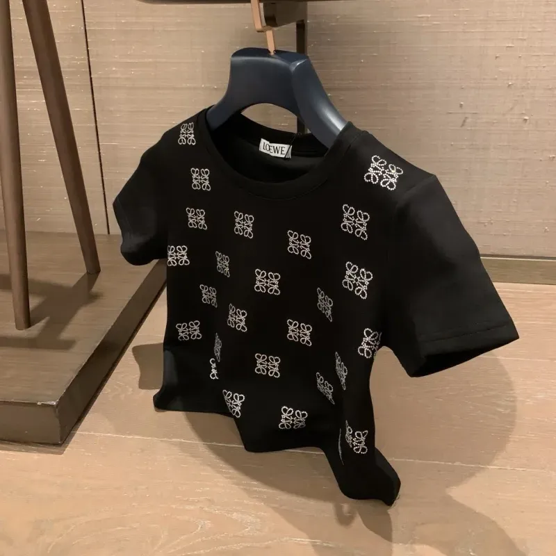 『S-L』NO.1人気 優しい雰囲気 ファッション ホットフィックス ストーン セットアップ