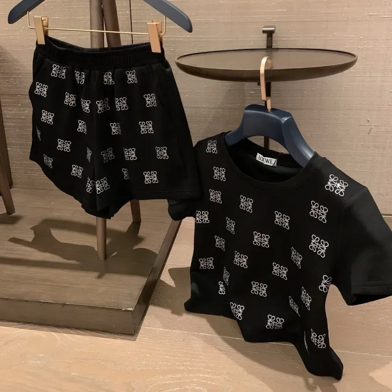 『S-L』NO.1人気 優しい雰囲気 ファッション ホットフィックス ストーン セットアップ