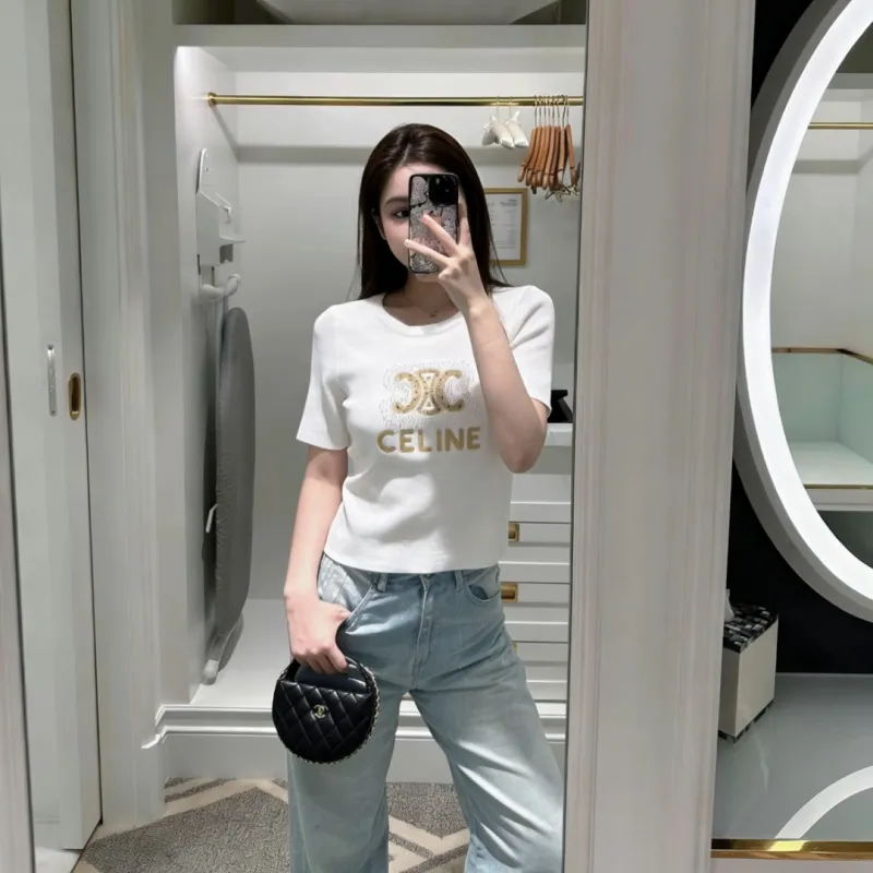 『フリーサイズ』好感度UP 最愛の一着 モード ホットフィックス ストーン 半袖 Ｔシャツ