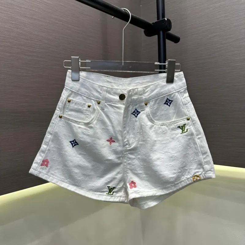 『S-XL』話題沸騰中 取り入れたい おしゃれ 刺繍 デニム ショートパンツ