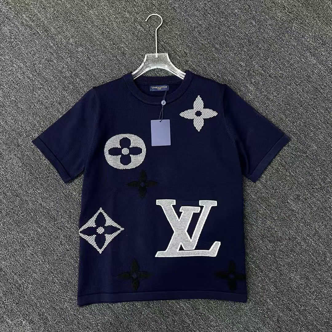 『S-2XL』新作プリント半袖Tシャツ、メンズ＆レディース レタークルーネック カジュアル 刺繍入り ルーズフィット