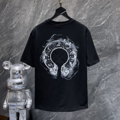 『S-XL』トレンディなプリント柄の半袖Tシャツ ゆったりとした着心地で、通気性に優れ、高品質なトップスです