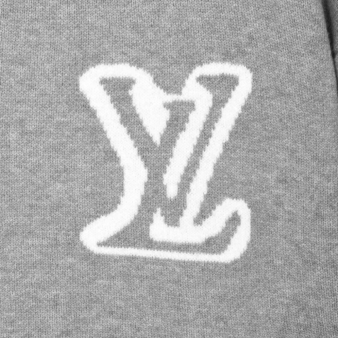 秋冬 刺繍ウールニットセーター ユニセックス 万能プルオーバー ラウンドネックトップス 新スタイル