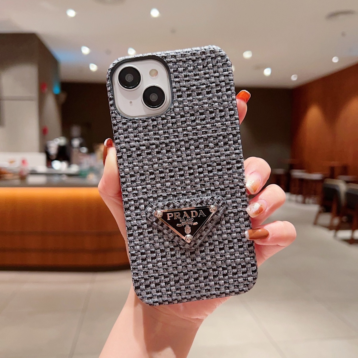 織り目加工とスリムなデザインを採用した新しい耐衝撃性iphone携帯ケース