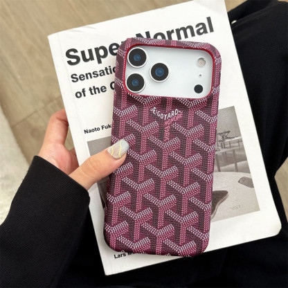 トレンドブランドのスマホケース、セミクローズドハードケース、プレミアムiPhoneケース