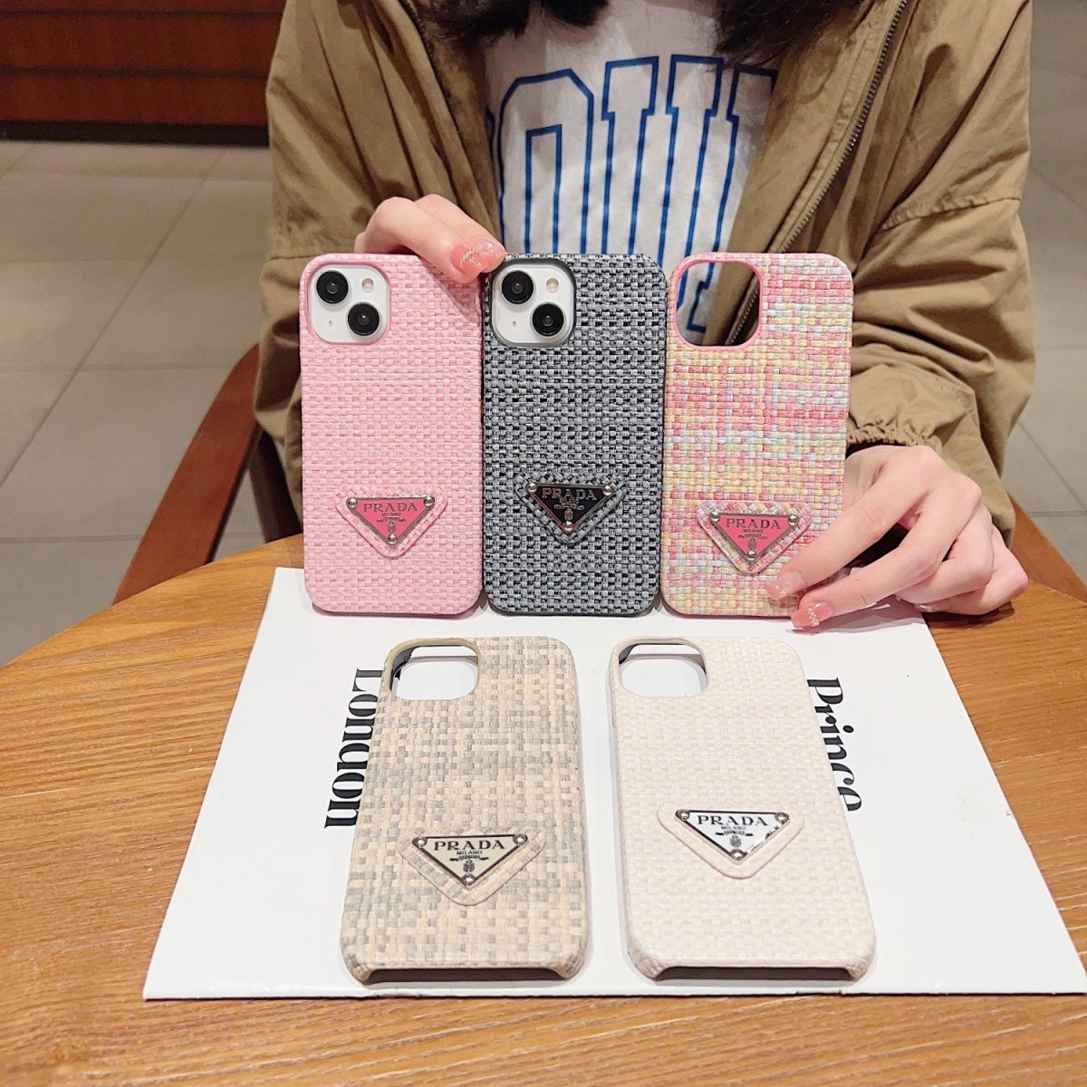 織り目加工とスリムなデザインを採用した新しい耐衝撃性iphone携帯ケース