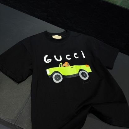 『S-XL』トレンディなプリント柄のメンズ＆レディースTシャツ。クルーネック、半袖、カジュアルなゆったりトップス。