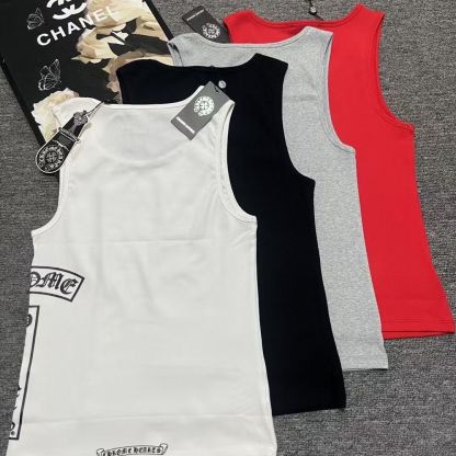 『S-XL』新作サマースリムフィットプリントノースリーブタンクトップ