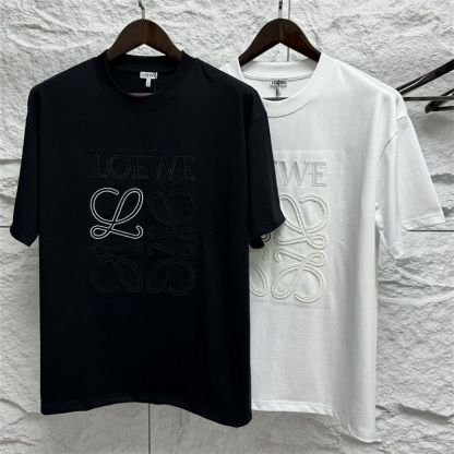 『S-XL』2026年春夏新作 シンプルでスタイリッシュな刺繍入り半袖Tシャツ