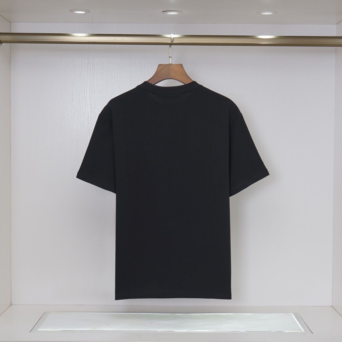 新作刺繍入りクルーネックTシャツ、トレンディな半袖カジュアル万能トップス