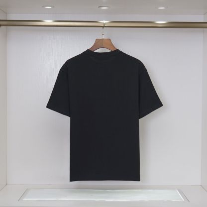 新作刺繍入りクルーネックTシャツ、トレンディな半袖カジュアル万能トップス
