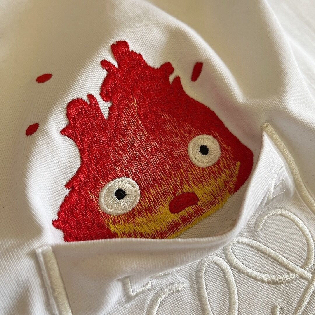 『S-4XL』人気トレンドブランドの万能なゆったり刺繍半袖Tシャツトップス