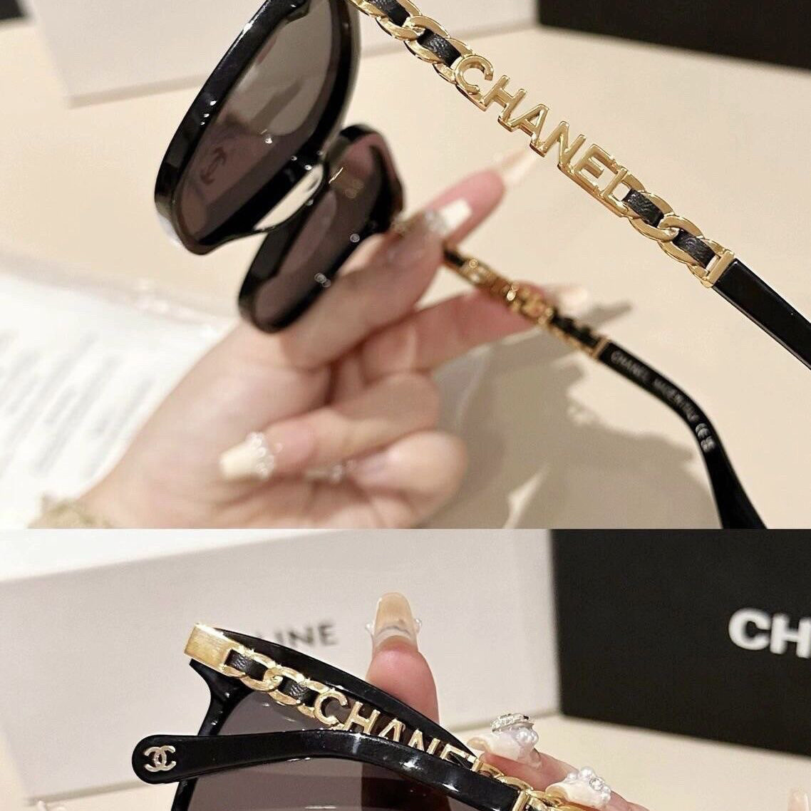 日焼け止めと紫外線カット機能を備えた、トレンド感あふれる高級サングラス