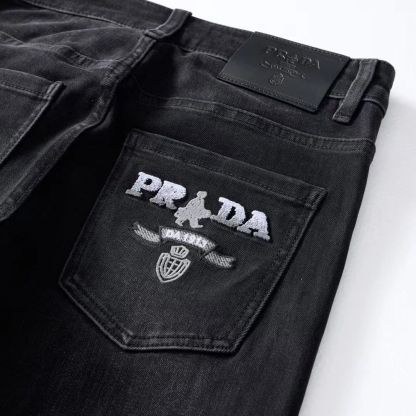 新しいメンズハイエンドトレンドジーンズ、軽い贅沢、ファッショナブル、カジュアル、ストレッチパンツ