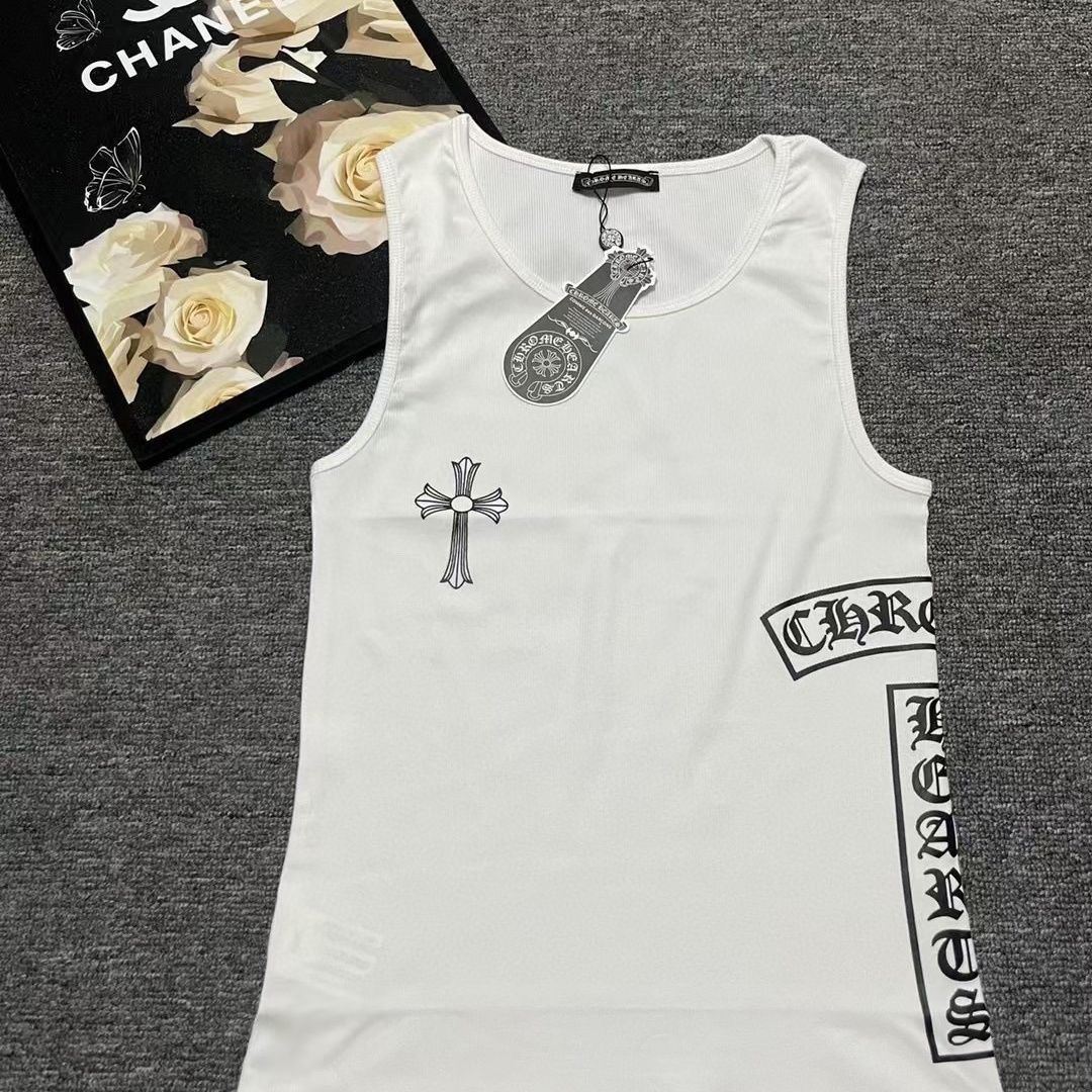 『S-XL』新作サマースリムフィットプリントノースリーブタンクトップ
