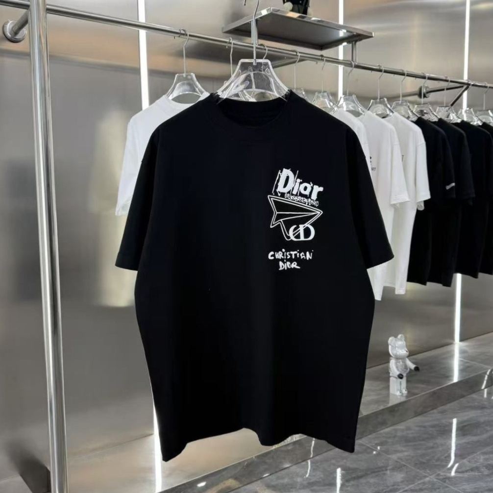 【S-3XL】売れ筋、超人気の通気性のある純綿半袖Tシャツ、男女兼用、ゆったりとしたラウンドネックトップ