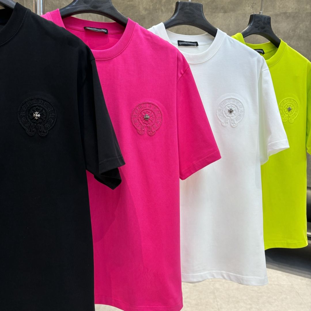 [Copy]『M-5XL』ハイエンドファッション カラフル刺繍入り カジュアル ルーズ 半袖 メンズTシャツ