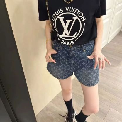 [Copy]おしゃれな夏物刺繍入りスキニーショーツ（ベルト付き）