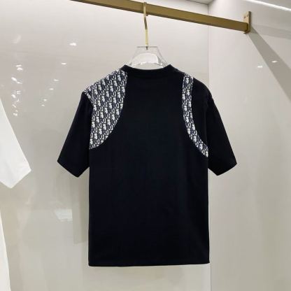 新作ラウンドネックスタイリッシュ半袖トップス、夏のトレンド万能トップス