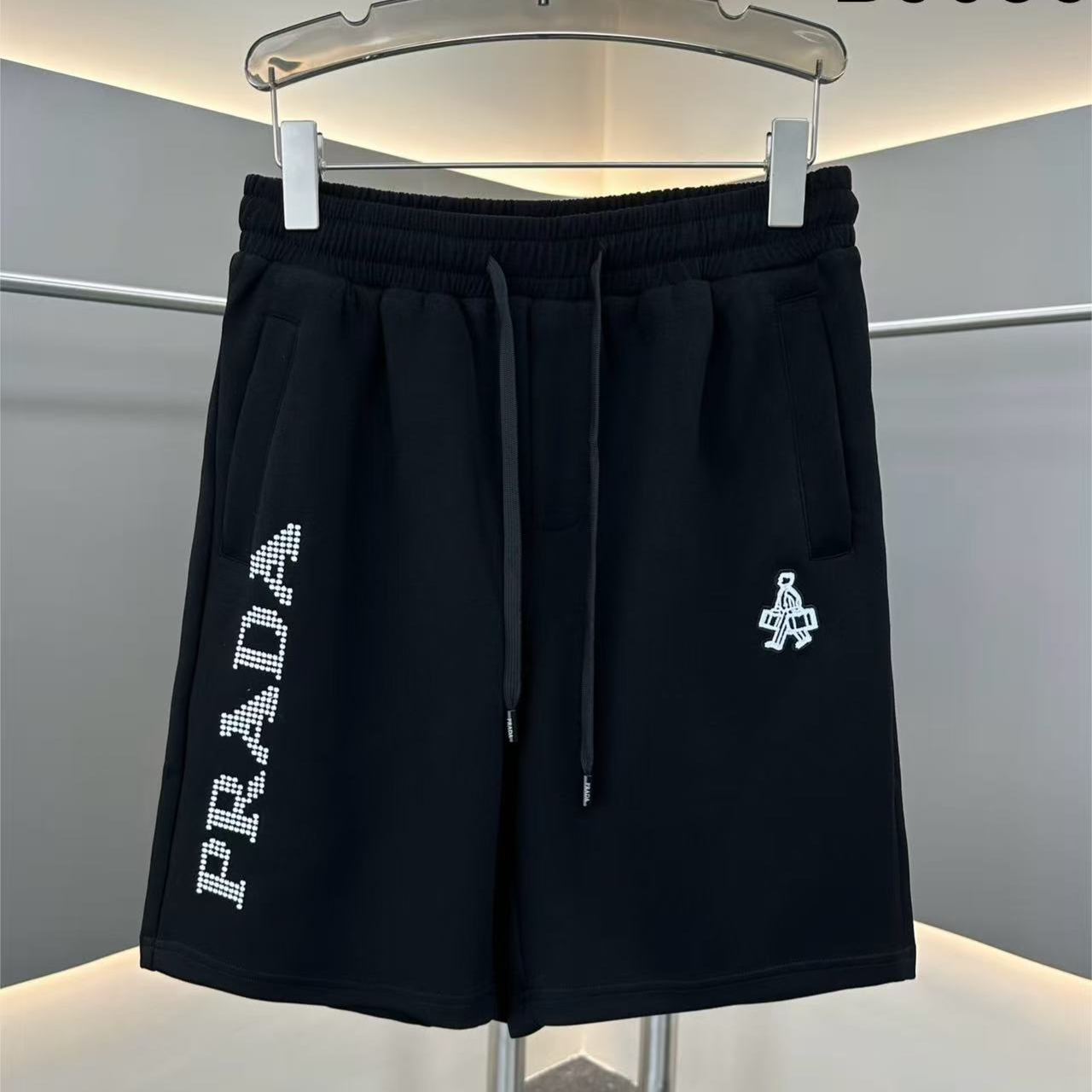『M-4XL』ラインストーン刺繍入りの最新トレンドアスレチックショーツ