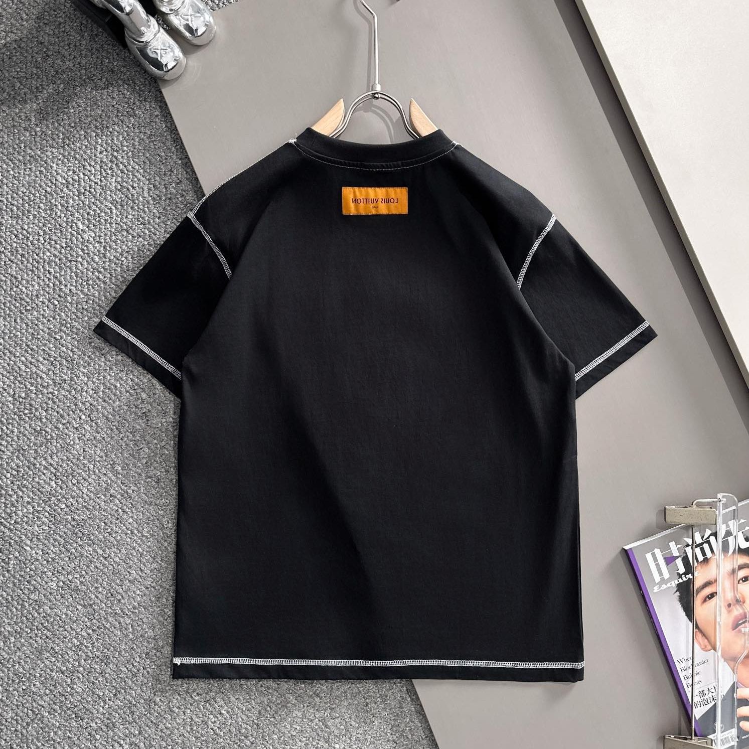 [Copy]新作プリントクルーネックTシャツ ユニセックスの半袖トップスで、夏にぴったりです