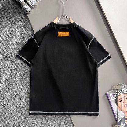 [Copy]新作プリントクルーネックTシャツ ユニセックスの半袖トップスで、夏にぴったりです