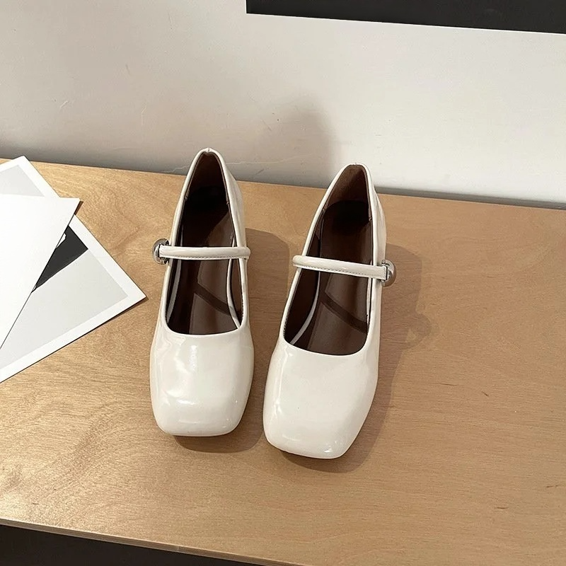 Chunky Mary Jane shoes