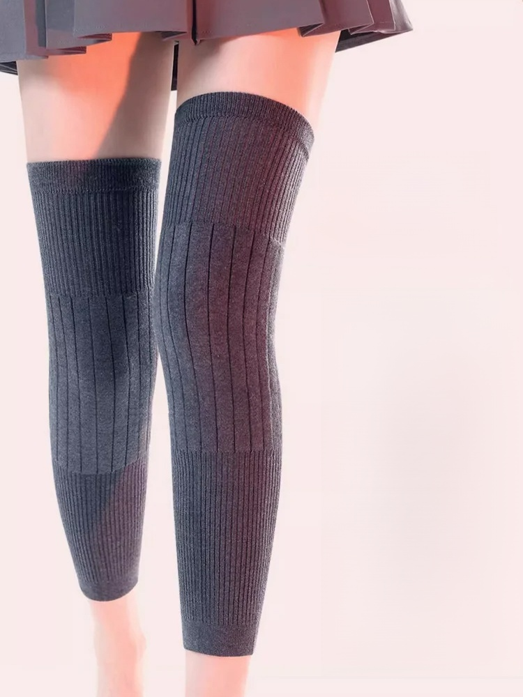 加長保暖羊絨護膝