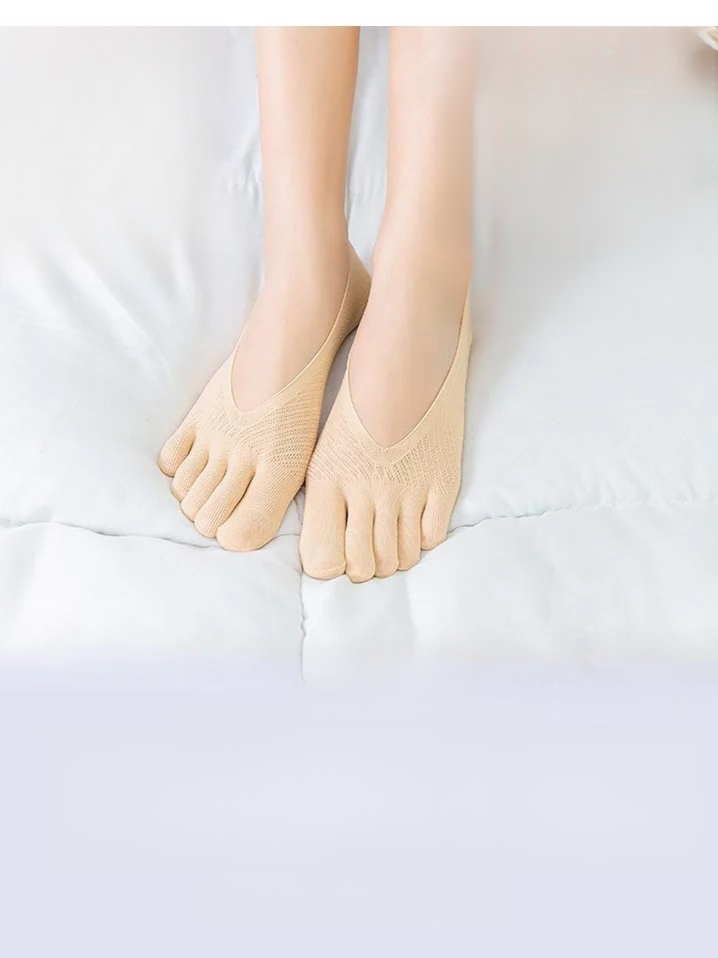 【防滑防臭】男女通用隱形校正五指襪