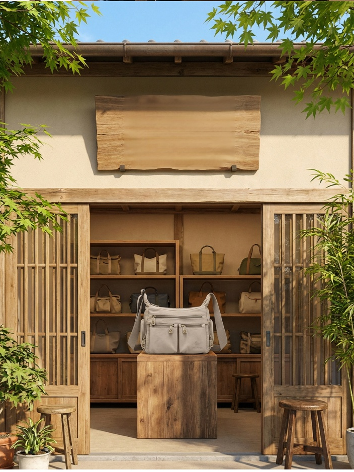 【京都匠精神】多層大容量單肩包