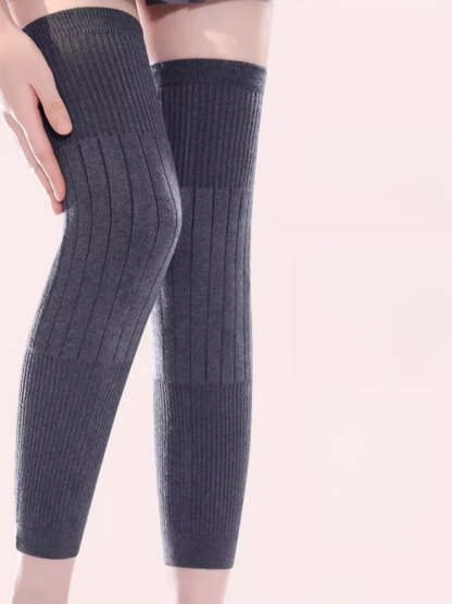 加長保暖羊絨護膝