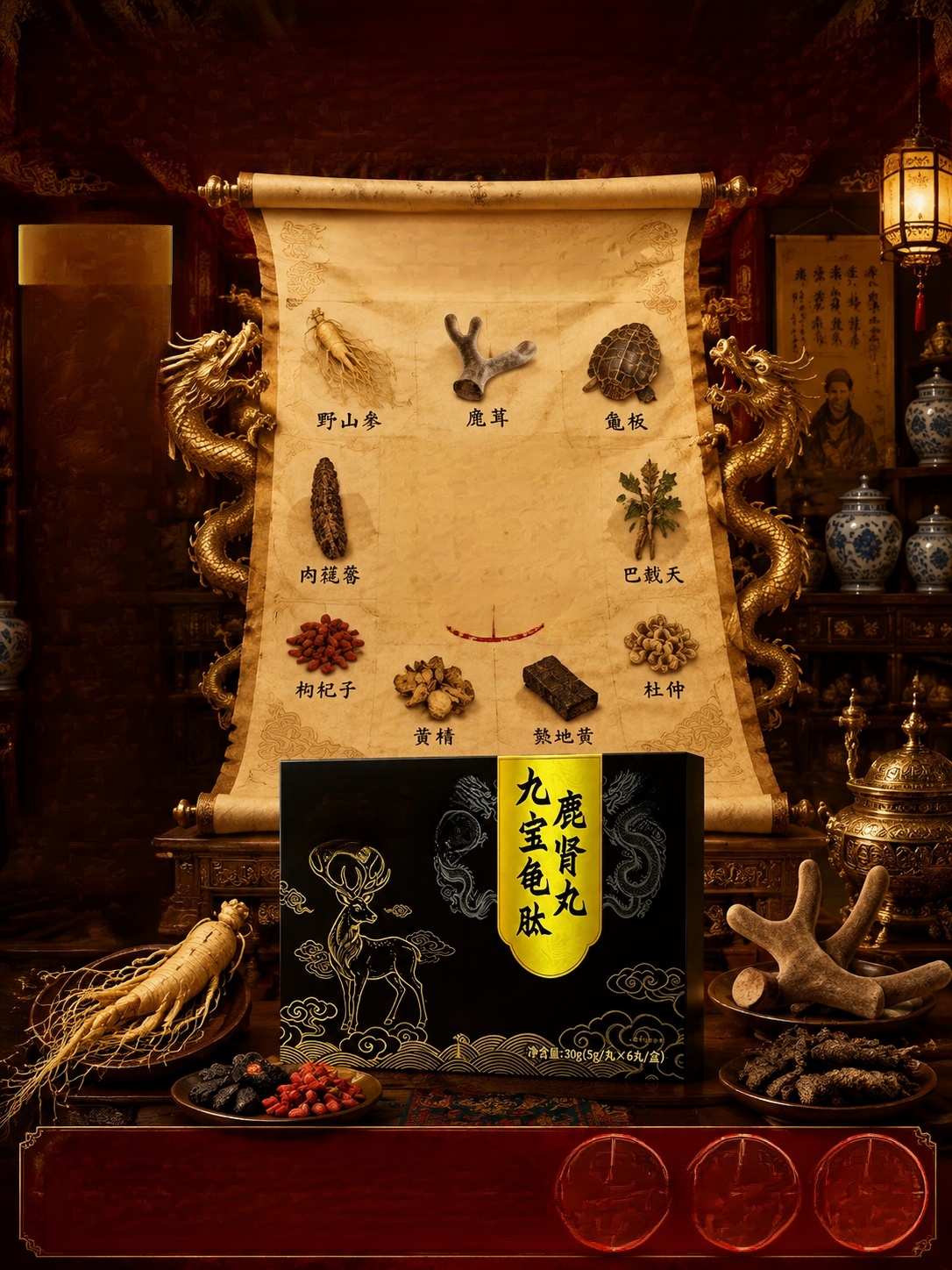 帝王級鹿腎九寶丸 | 百年中醫「固本秘方」硬挺40分鐘無副作用，讓老婆每晚求饒！