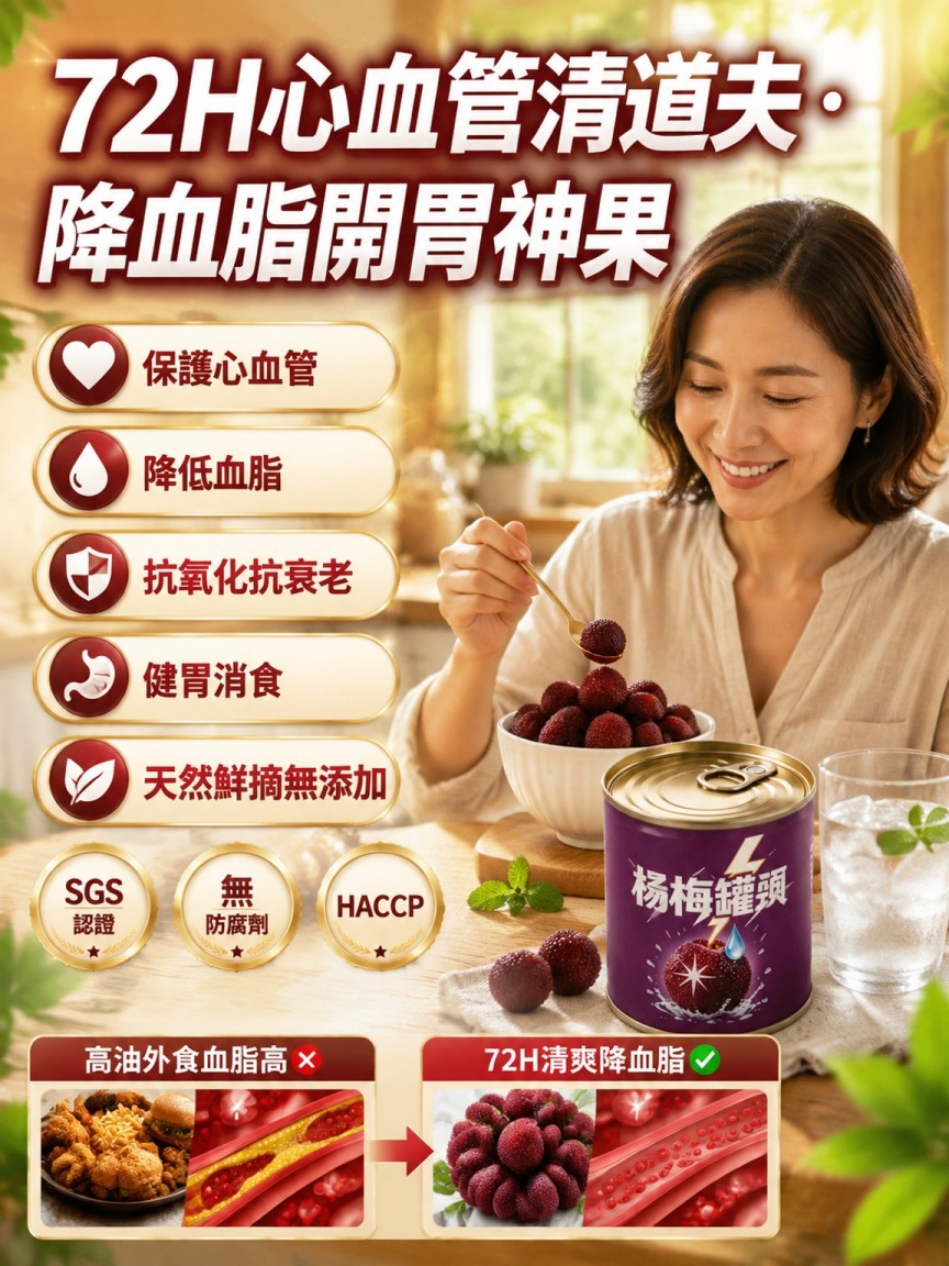 【外食族/高血脂救星】新鮮鮮摘糖水楊梅罐頭