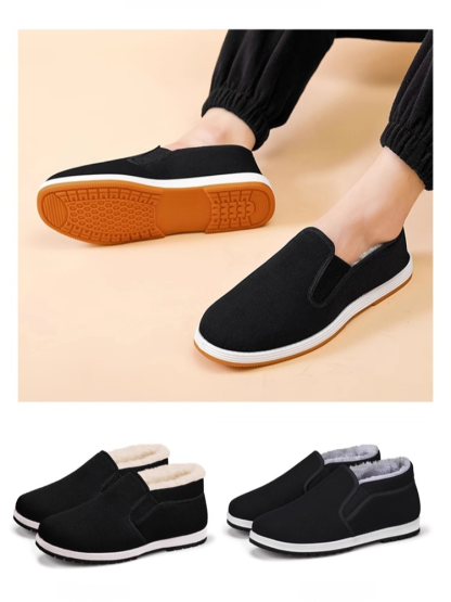 【穿壞換新】加絨加厚老北京棉鞋