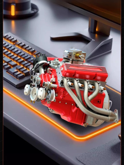 新款發動機V8發動機擺件